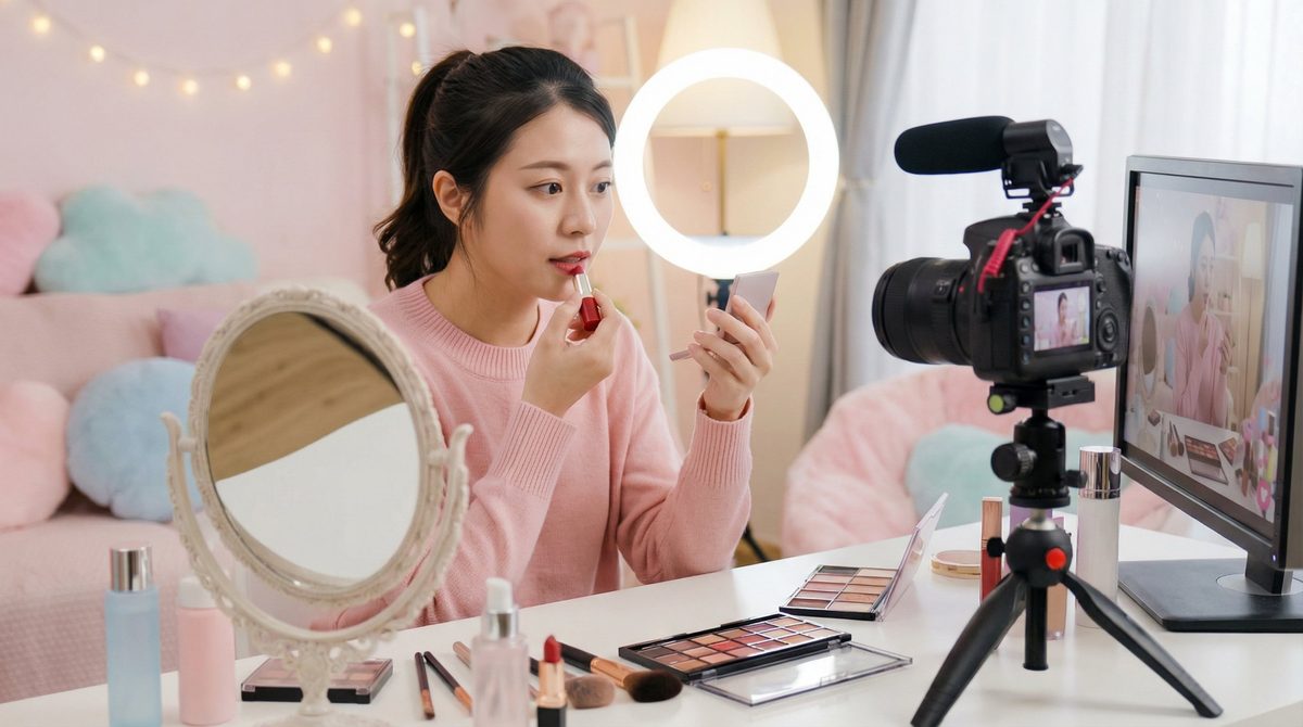 麻豆传媒 AI美颜效果